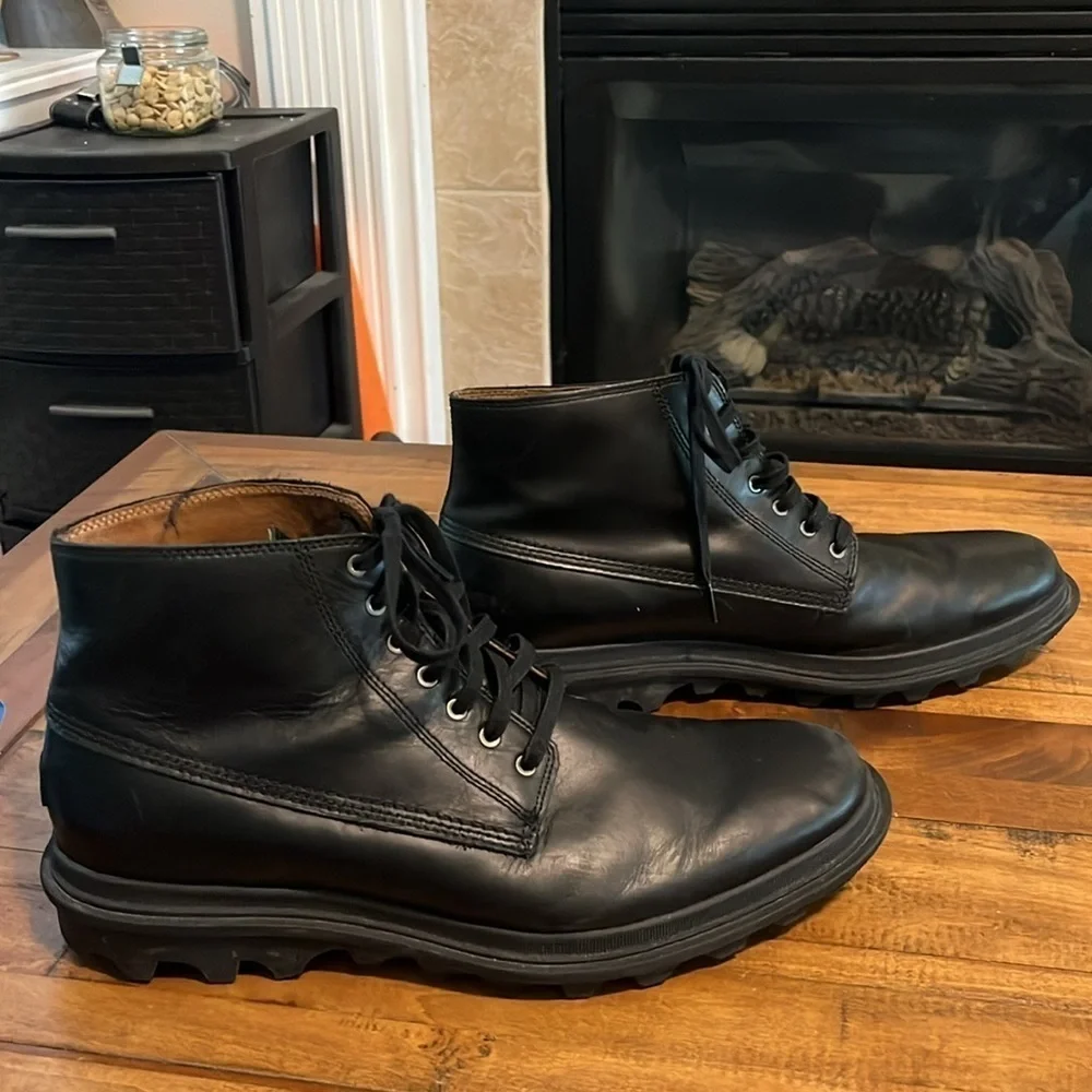 Sorel Men's Black Ace Waterproof Leather Chukka Boots, Size 13 191455336070